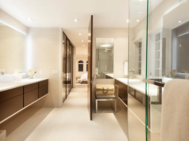 Bathroom Feels Modern Fresh Neutral Tones